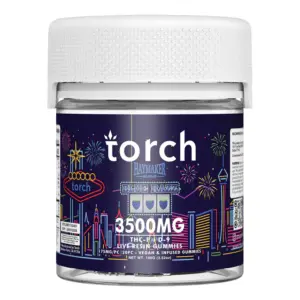 Blue Razz Torch Haymaker Gummies 3500mg