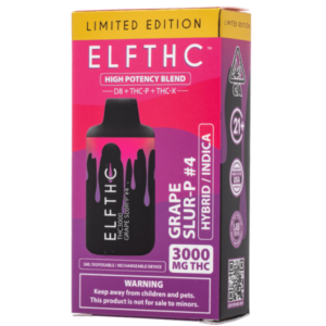 Grape Slur P-4 Flavour - ELF THC High Potency Blend Disposable 3G
