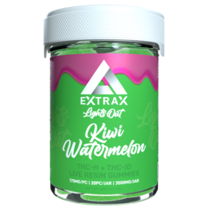 Kiwi Watermelon Flavour - Delta Extrax Lights Out Gummies 2.0