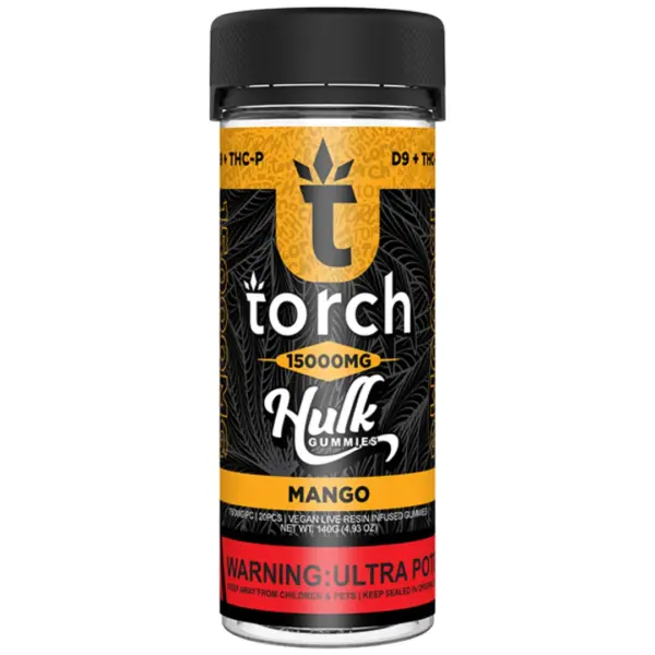 Mango Torch- flavor - Torch Hulk Gummies 15000mg