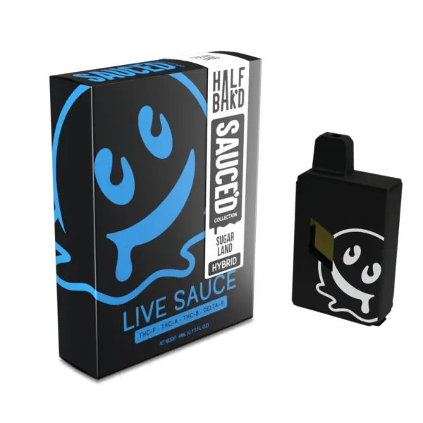 Sugar Land Flavour - Half Bak’d Live Resin SAUCE’D Disposable 4G