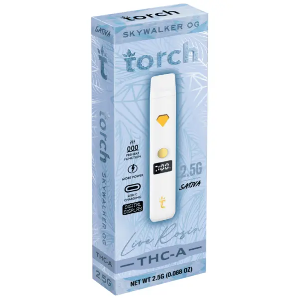 Skywalker Og Flavor - Torch Live Rosin THC-A Disposable 2.5G