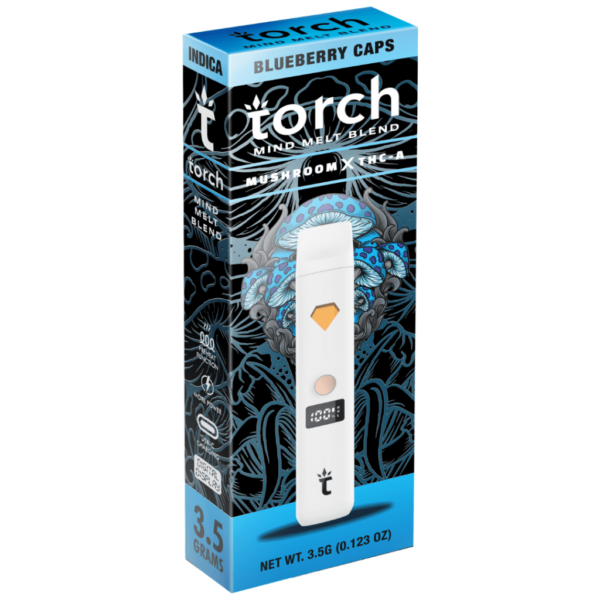 Blueberry Caps Flavor - Torch Mind Melt Disposable 3.5G | 2.0