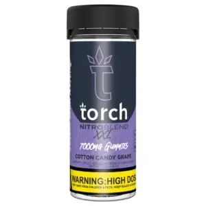 Cotton Candy Grape Flavor -Torch Nitro Blend Gummies 7000mg