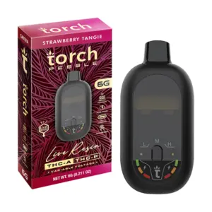 Strawberry Tangie Flavor -Torch Pebble Live Resin Disposable 6G