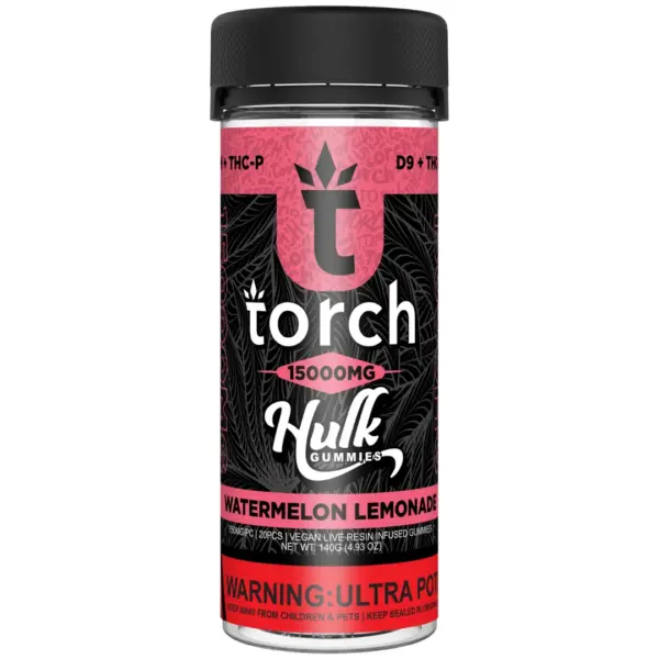 Watermelon Lemonade flavor - Torch Hulk Gummies 15000mg