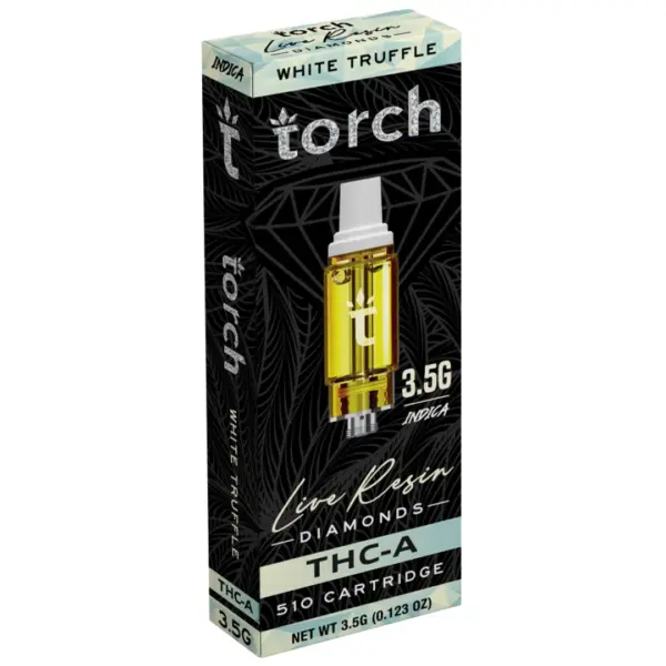 White-Truffle Flavor- Torch Live Resin Diamonds Cartridge 3.5G
