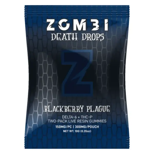 Blackberry Plague Flavor - Zombi Death Drops Gummies 2ct