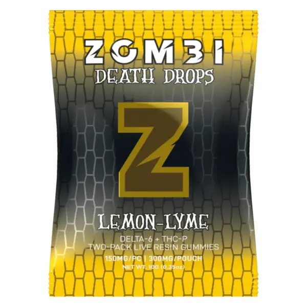 Lemon Lyme Flavor - Zombi Death Drops Gummies 2ct
