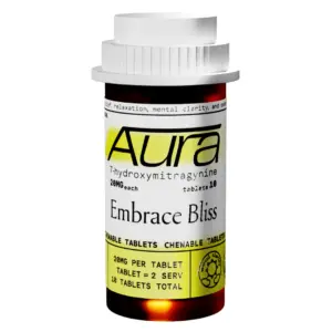 Aura 7-Hydroxymitragynine Chewable Tablets – 10ct (20mg Each)