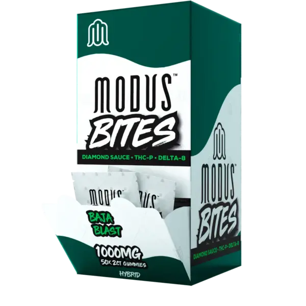 Baja Blast Flavors - Modus Bites Diamond Sauce THC-P Gummies 1000mg