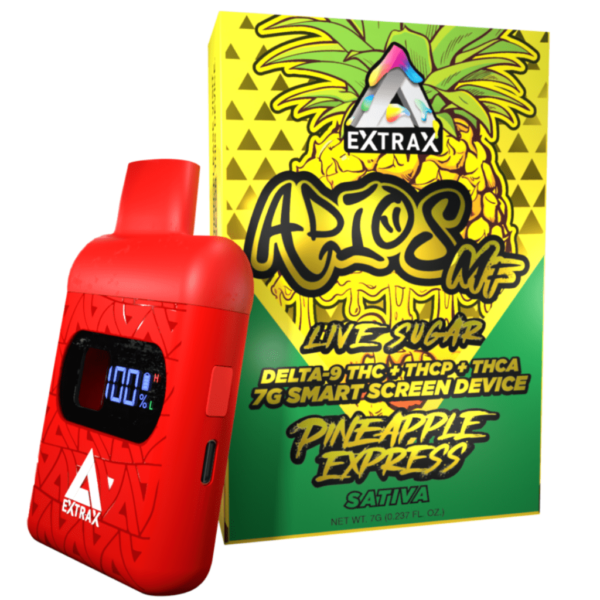 Pineapple Express Sativa - Delta Extrax Adios MF Disposable 7G