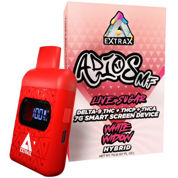 White Widow Hybrid Delta Extrax Adios MF Disposable 7G