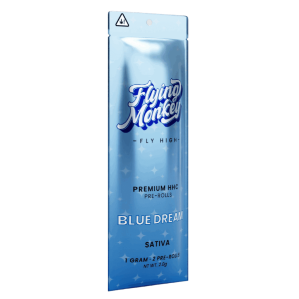 Blue Dream Indica Flavors - Flying Monkey HHC Pre Roll 2G