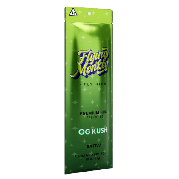OG Kush Sativa Flavors - Flying Monkey HHC Pre Roll 2G
