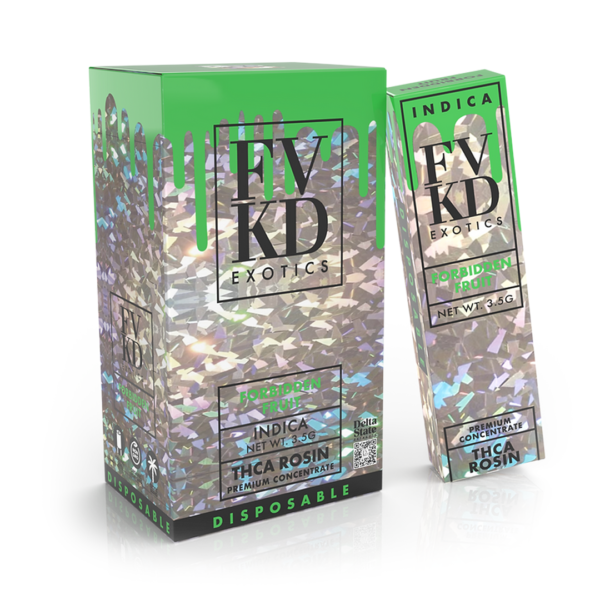 Forbidden Fruit Indica Flavors - FVKD THC-A Rosin Disposable 3.5G