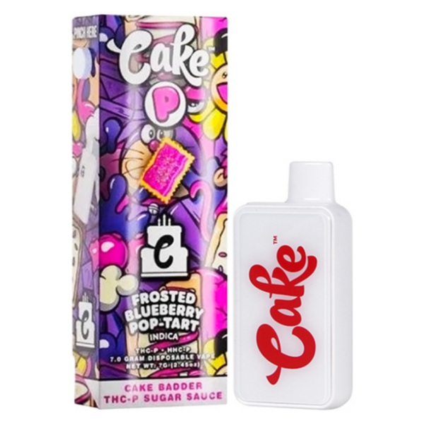 Frosted Blueberry Pop Tart Hybrid - Cake P THC-P Disposable 7G