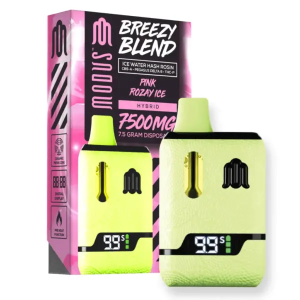Pink Rozay Ice (Hybrid) Modus Breezy Blend Disposable 7.5G