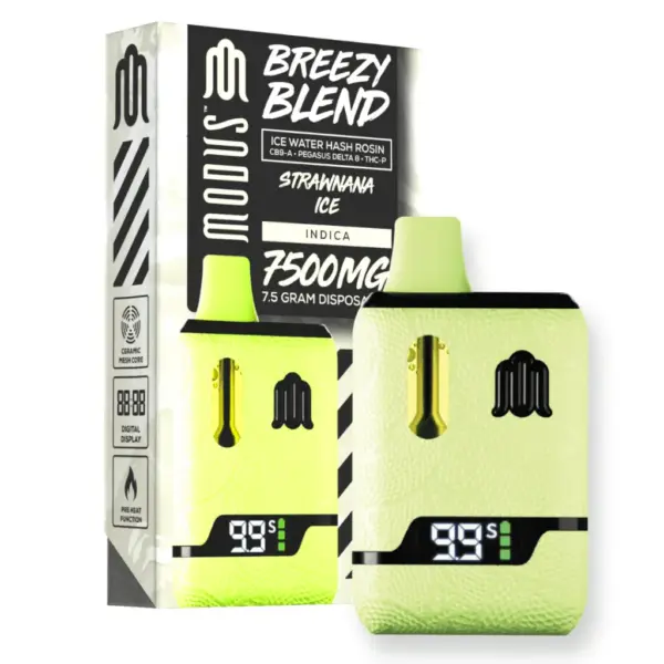 Strawnana Ice (Indica) Modus Breezy Blend Disposable 7.5G