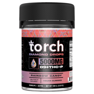 Rainbow Candy Flavors - Torch THC-P Diamond Drops Gummies 5000mg