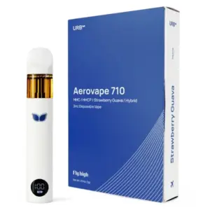 Strawberry Kush Sativa Flavors - URB Aerovape 710 Clarity Blend Disposable Vape 3G