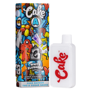 White Zlusherz Flavors - Cake A THC-A Disposable 7G