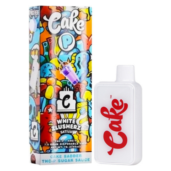 White Zlusherz Sativa - Cake P THC-P Disposable 7G