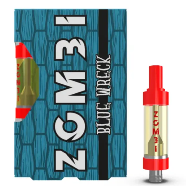 Blue Wreck Indica Flavors - Zombi Live Badder Cartridge 2G