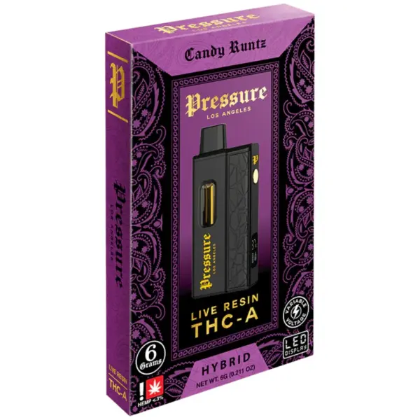 Candy Runtz Hybrid Flavors - Pressure Live Resin THC-A Disposable 6G