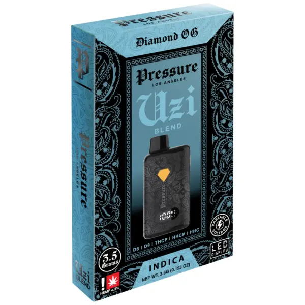 Diamond OG Indica Flavors - Pressure UZI Blend Disposable 3.5G