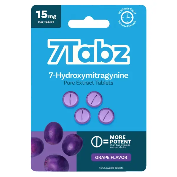 Grape -Flavors - Hydroxymitragynine Pure Extract Tablets | 4ct