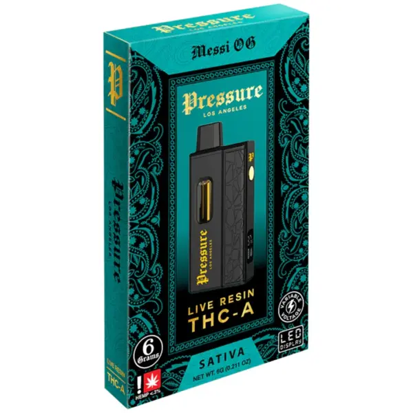 Messi OG Sativa Flavors - Pressure Live Resin THC-A Disposable 6G