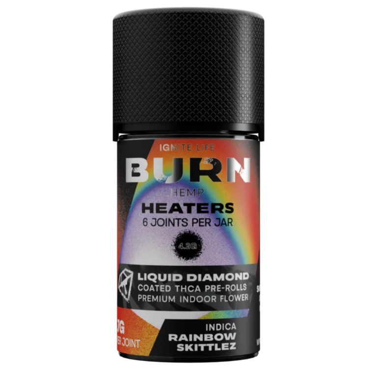 Rainbow Skittlez (ndica Flavor - Burn Hemp THC-A Heaters 4.2G
